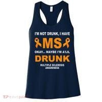IM Not Drunk I Have Ms Multiple Sclerosis Awareness Women's Tank Top thumb 0