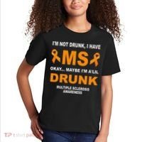 IM Not Drunk I Have Ms Multiple Sclerosis Awareness Kids T-Shirt thumb 2