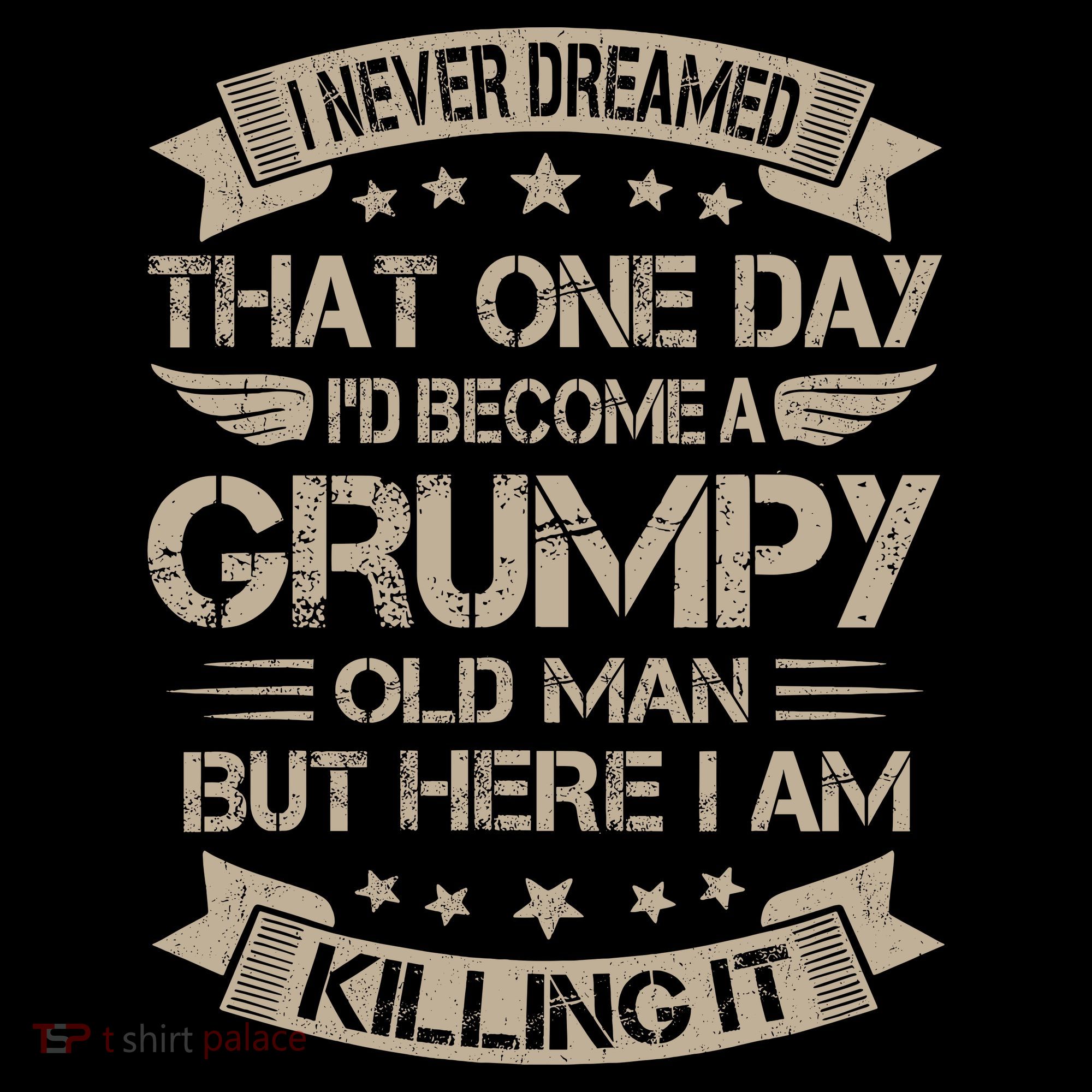 I Never Dreamed That Id Become A Grumpy Old Man Grandpa Ornament