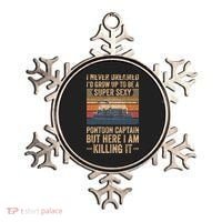 I Never Dreamed I'd Grow Up To Be Pontoon Captain Gift Cool Gift Ornament thumb 0