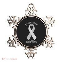 Im Not Drunk I Have Parkinsons Awareness Ribbon Pd Patient Gift Ornament thumb 0