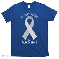 Im Not Drunk I Have Parkinsons Awareness Ribbon Pd Patient Gift T-Shirt thumb 0