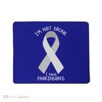 Im Not Drunk I Have Parkinsons Awareness Ribbon Pd Patient Gift Mousepad thumb 0