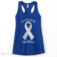 Im Not Drunk I Have Parkinsons Awareness Ribbon Pd Patient Gift Women's Tank Top thumb 0