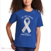 Im Not Drunk I Have Parkinsons Awareness Ribbon Pd Patient Gift Kids T-Shirt thumb 2