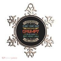 I Never Dreamed That ID Become A Grumpy Old Man Grandpa Ornament thumb 0