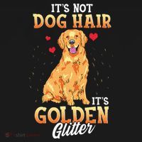 It's Not Dog Hair It's Golden Retriever Glitter Funny Dog Women's Hoodie thumb 2