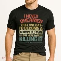 I Never Dreamed That I'd Become A Grumpy Old Man Grandpa Cooling Performance Crew T-Shirt thumb 2