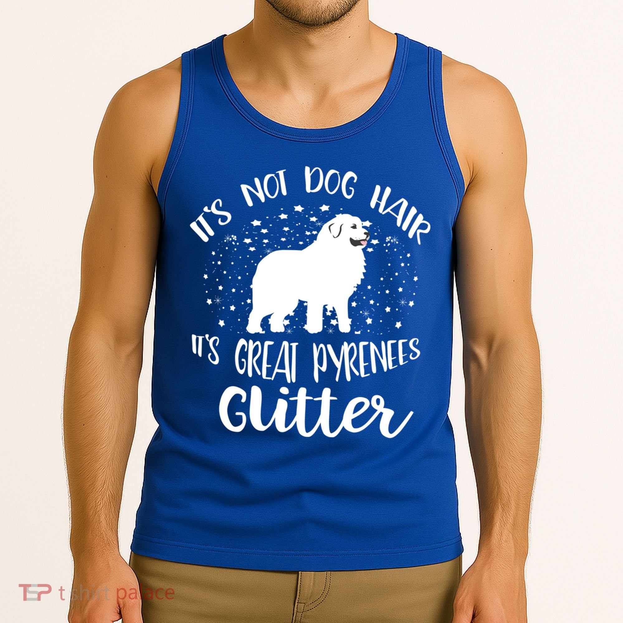 Its Not Dog Hair Its Great Pyrenees Glitter For Funny Gift Tank Top
