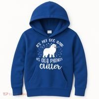 Its Not Dog Hair Its Great Pyrenees Glitter For Funny Gift Kids Hoodie thumb 0