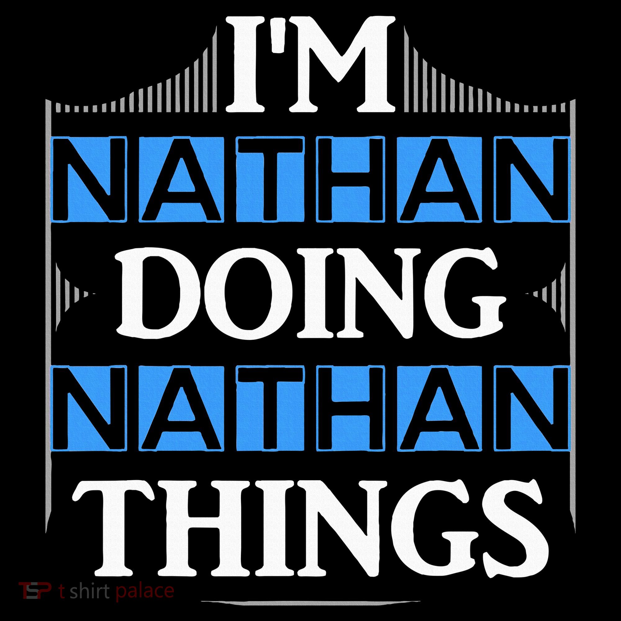 IM Nathan Doing Nathan Things Funny First Name Button
