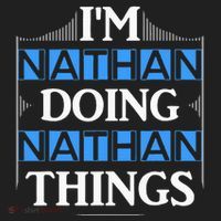 IM Nathan Doing Nathan Things Funny First Name Beanie thumb 2