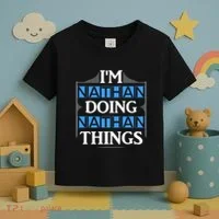 IM Nathan Doing Nathan Things Funny First Name Toddler T-Shirt thumb 3