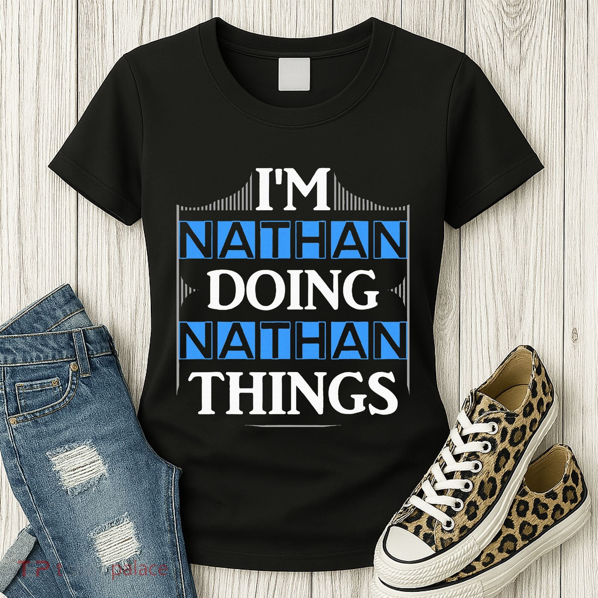 IM Nathan Doing Nathan Things Funny First Name Women's T-Shirt