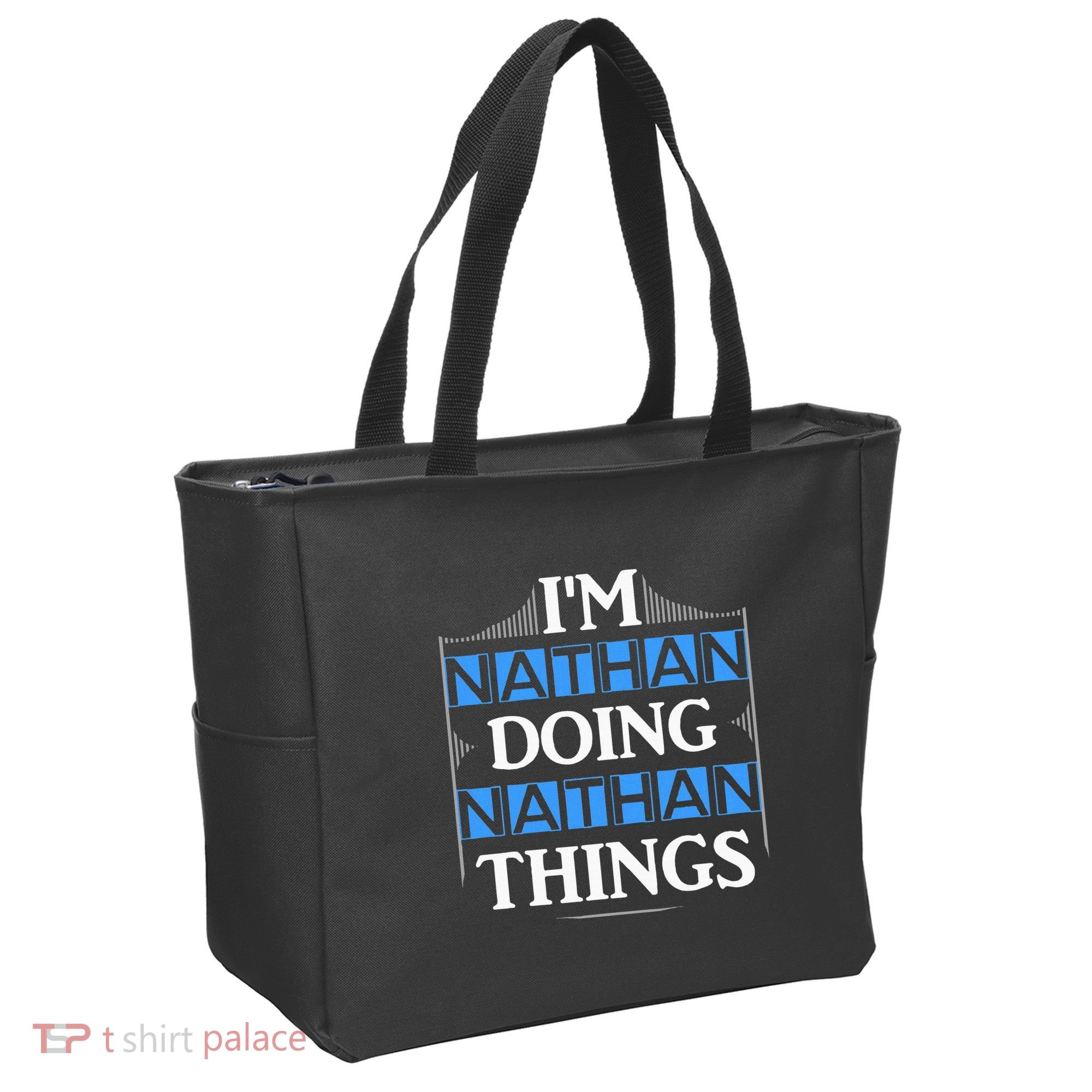 IM Nathan Doing Nathan Things Funny First Name Tote Bag