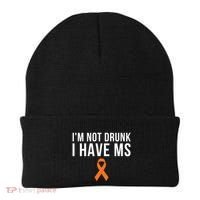 I'm Not Drunk I Have Ms Multiple Sclerosis Awareness Support Gift Beanie thumb 0