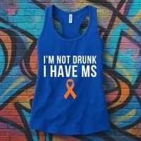 I'm Not Drunk I Have Ms Multiple Sclerosis Awareness Support Gift Women's Tank Top thumb 3