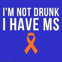 I'm Not Drunk I Have Ms Multiple Sclerosis Awareness Support Gift Toddler Hoodie thumb 2
