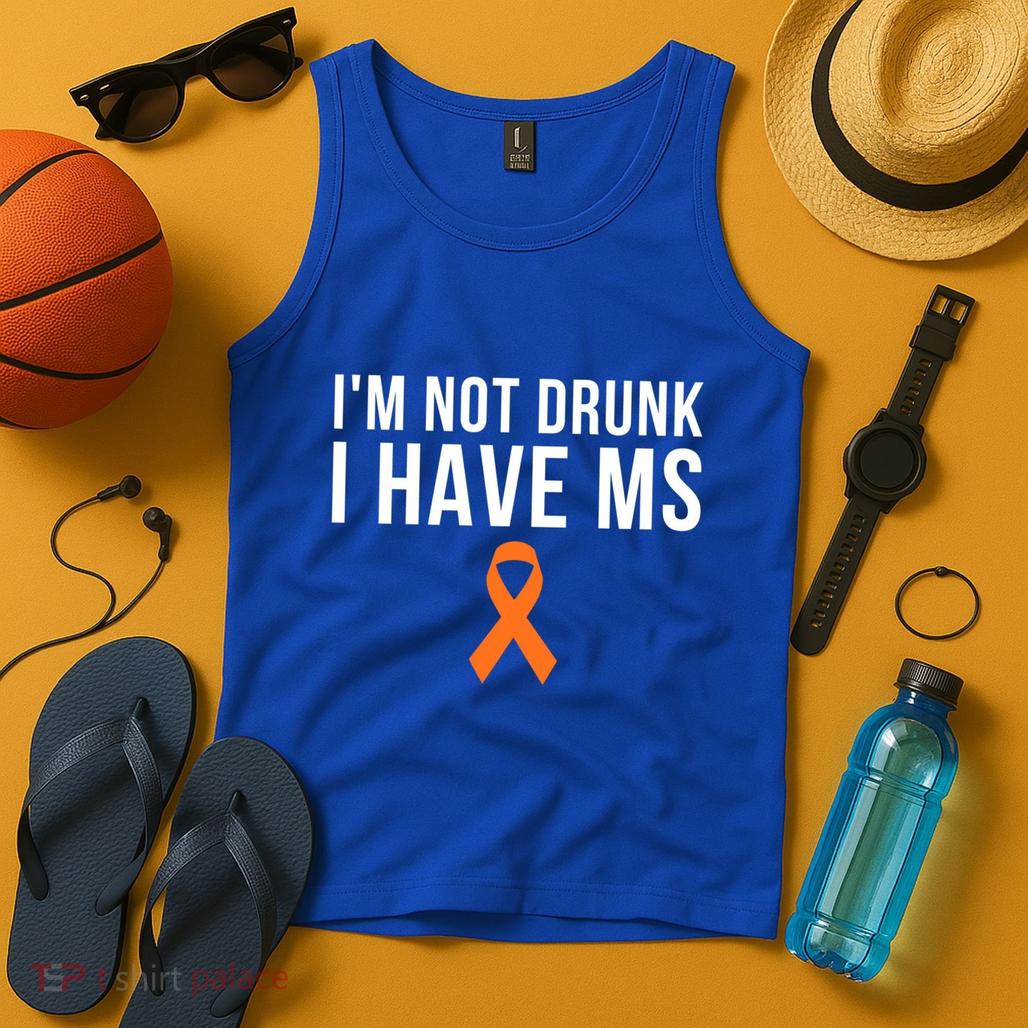 I'm Not Drunk I Have Ms Multiple Sclerosis Awareness Support Gift Tank Top