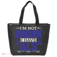 I'm Not Drunk I Have Als, Als Awareness Gift Tote Bag thumb 0