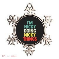 IM Nicky Doing Nicky Things Personalized Name Gift Ornament thumb 0
