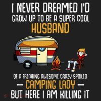 I Never Dreamed ID Grow Up To Be A Super Cool Husband Funny Women's Sweatshirt thumb 2