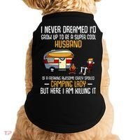 I Never Dreamed ID Grow Up To Be A Super Cool Husband Funny Doggie Tank thumb 0
