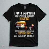 I Never Dreamed ID Grow Up To Be A Super Cool Husband Funny T-Shirt thumb 5