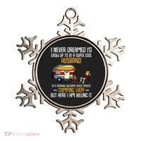 I Never Dreamed ID Grow Up To Be A Super Cool Husband Funny Ornament thumb 0