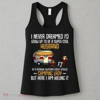 I Never Dreamed ID Grow Up To Be A Super Cool Husband Funny Women's Tank Top thumb 3