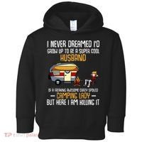 I Never Dreamed ID Grow Up To Be A Super Cool Husband Funny Toddler Hoodie thumb 0