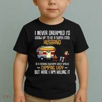 I Never Dreamed ID Grow Up To Be A Super Cool Husband Funny Toddler T-Shirt thumb 2