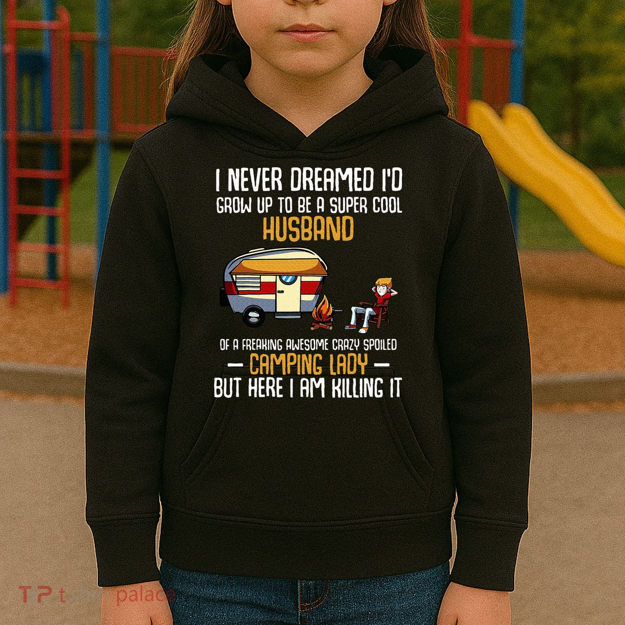 I Never Dreamed ID Grow Up To Be A Super Cool Husband Funny Kids Hoodie