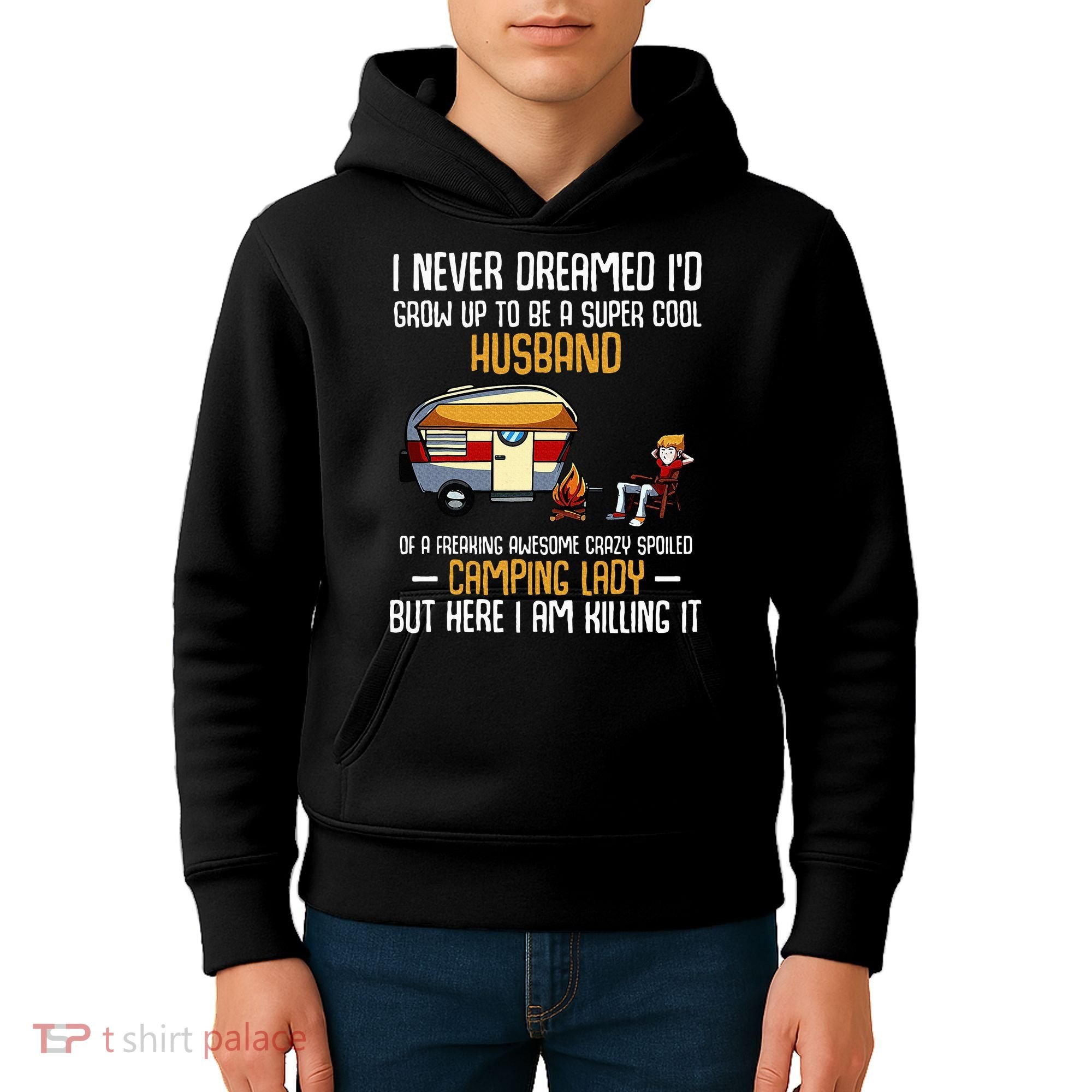 I Never Dreamed ID Grow Up To Be A Super Cool Husband Funny Kids Hoodie