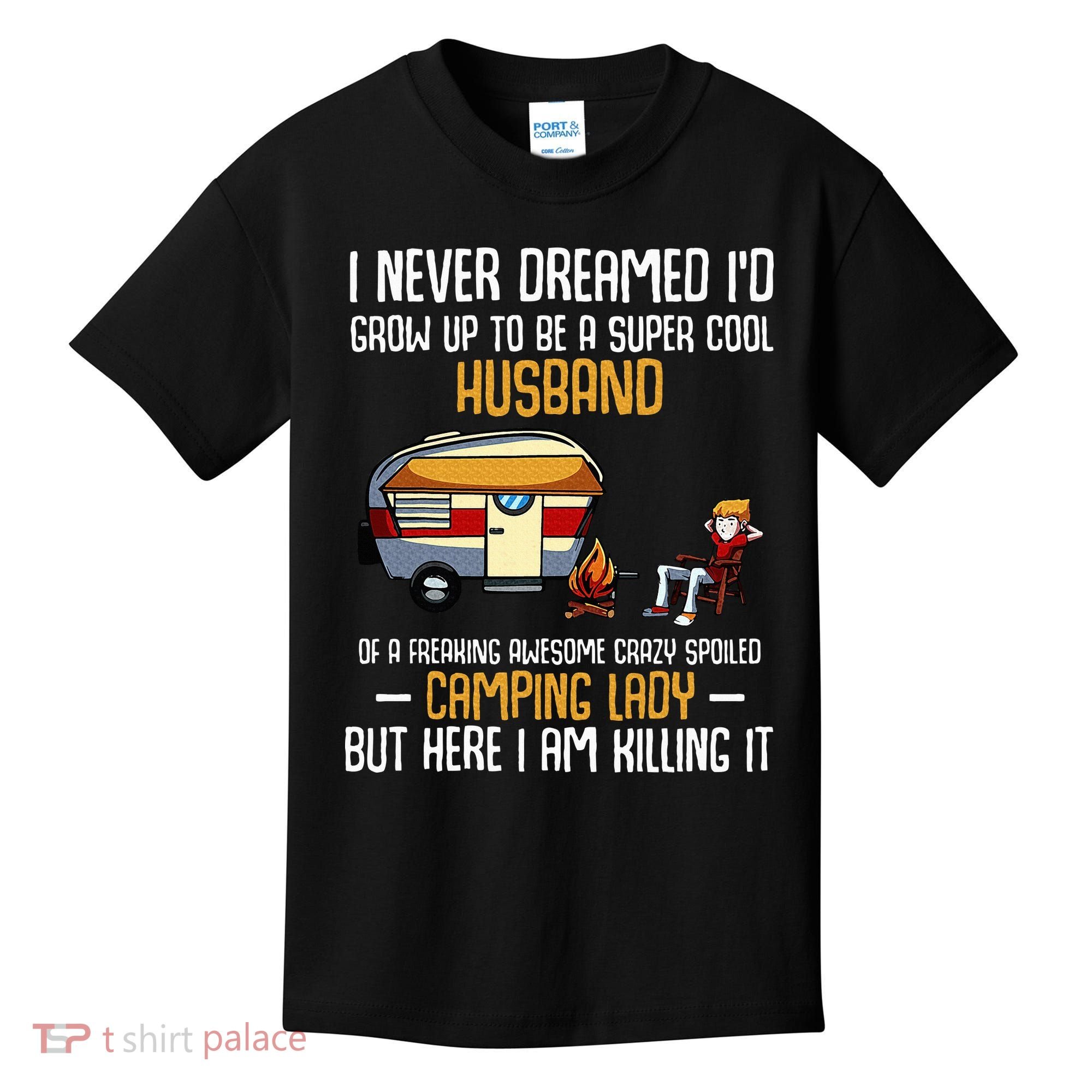 I Never Dreamed ID Grow Up To Be A Super Cool Husband Funny Kids T-Shirt