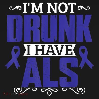 I'm Not Drunk i have ALS, ALS Awareness  Gift Yupoong Adult 5-Panel Trucker Hat