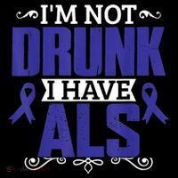 I'm Not Drunk i have ALS, ALS Awareness  Gift Sweatshirt thumb 3