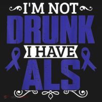 I'm Not Drunk i have ALS, ALS Awareness  Gift Polo thumb 3