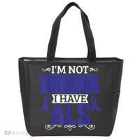 I'm Not Drunk i have ALS, ALS Awareness  Gift Tote Bag thumb 0