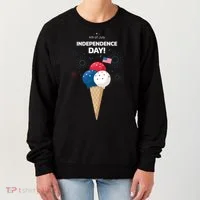 Independence Day Ice Cream Red White And Blue Women's Sweatshirt thumb 0