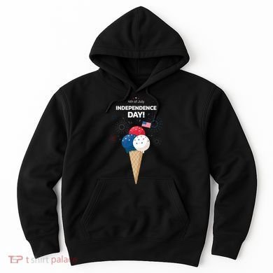 Independence Day Ice Cream Red White And Blue Hoodie