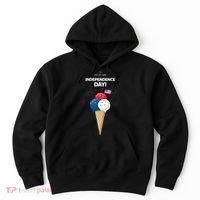 Independence Day Ice Cream Red White And Blue Hoodie thumb 0