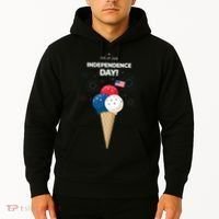 Independence Day Ice Cream Red White And Blue Hoodie thumb 2