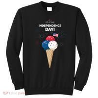 Independence Day Ice Cream Red White And Blue Sweatshirt thumb 0