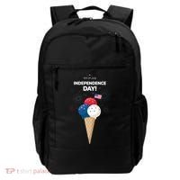 Independence Day Ice Cream Red White And Blue Backpack thumb 0