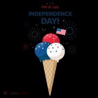 Independence Day Ice Cream Red White And Blue Coffee Mug thumb 5