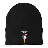 Independence Day Ice Cream Red White And Blue Beanie thumb 0