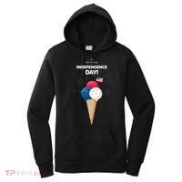 Independence Day Ice Cream Red White And Blue Women's Hoodie thumb 0