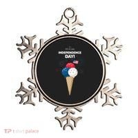 Independence Day Ice Cream Red White And Blue Ornament thumb 0