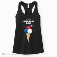 Independence Day Ice Cream Red White And Blue Women's Tank Top thumb 0